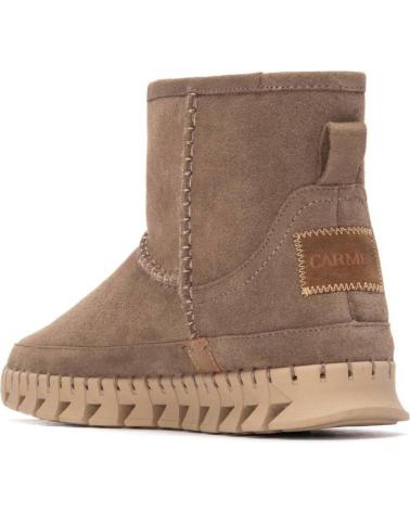 BOTA CARMELA 162529 TAUPE DE ANTE CON SUELA TRACK TAUPE