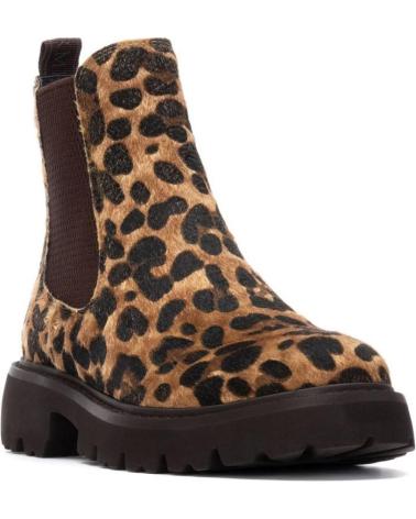 CARMELA 162546 BOTINES CHELSEA CON ESTAMPADO LEOPARDO LEOPARDO