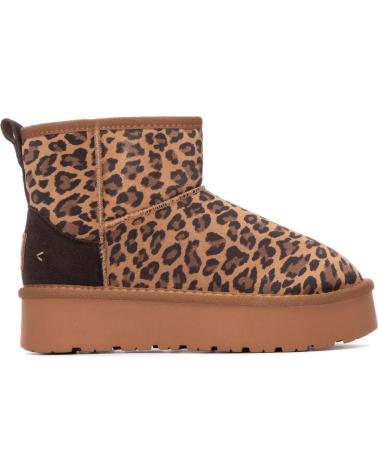 STIVALETTO CON ZEPPA CARMELA 162632 STAMPA LEOPARDATA CUERO
