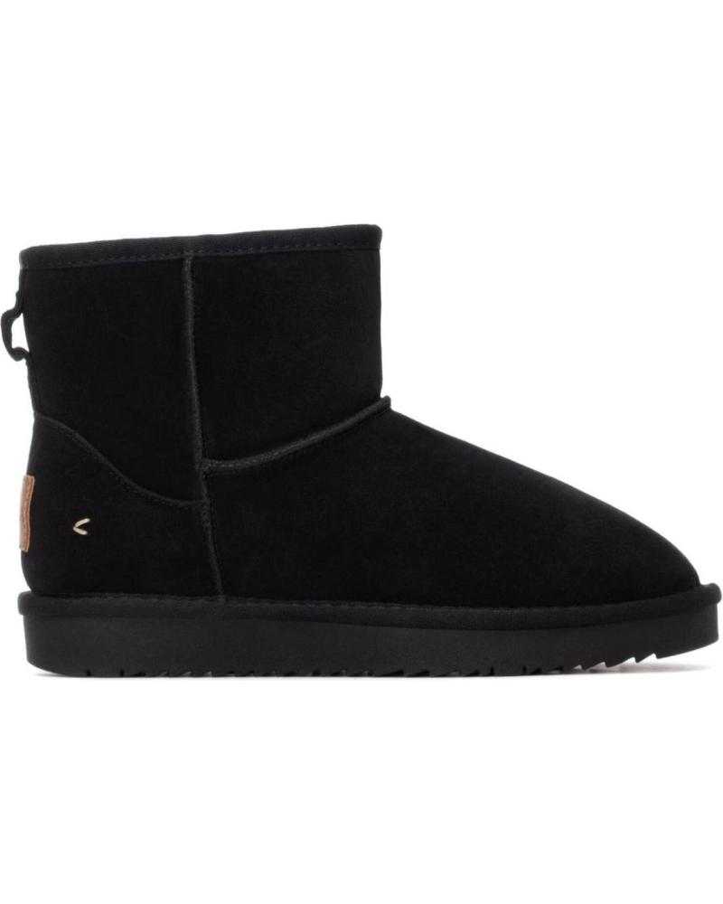 BOTA CORTA CARMELA 162634 NEGRA DE SERRAJE NEGRO