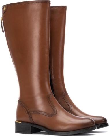 STIVALE ALTO IN PELLE CARMELA 162642 COLORE CAMMELLO CAMEL