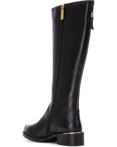 STIVALI ALTI CARMELA 162642 NERI CON CERNIERA POSTERIORE E TACCO BASSO NEGRO