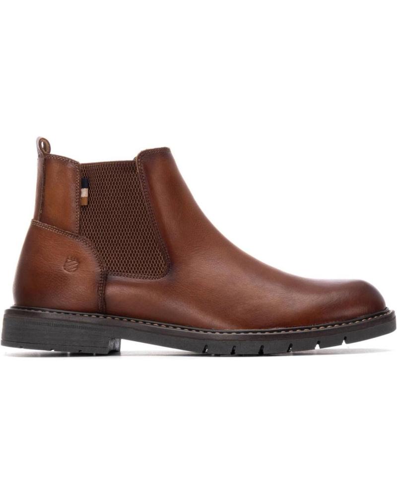 BOTA CHELSEA DE PIEL CARMELA 162673 CAMEL CAMEL