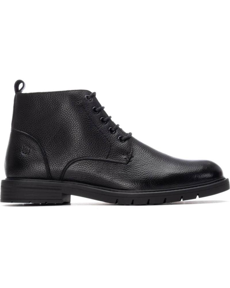 BOTTINE CHUKKA CARMELA 162675 NOIRE EN CUIR NEGRO