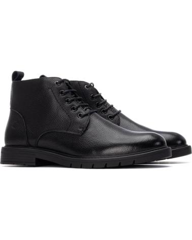 BOTTINE CHUKKA CARMELA 162675 NOIRE EN CUIR NEGRO