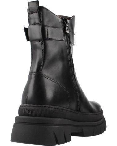 NERO GIARDINI STIVALETTI IN PELLE NERI MODELLO I411930D 100