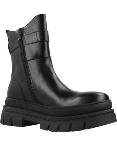 NERO GIARDINI STIVALETTI IN PELLE NERI MODELLO I411930D 100