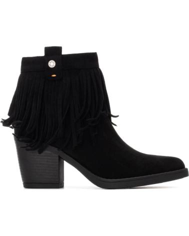 BOTTE REFRESH 172966 NOIRE À FRANGES STYLE COWBOY NEGRO