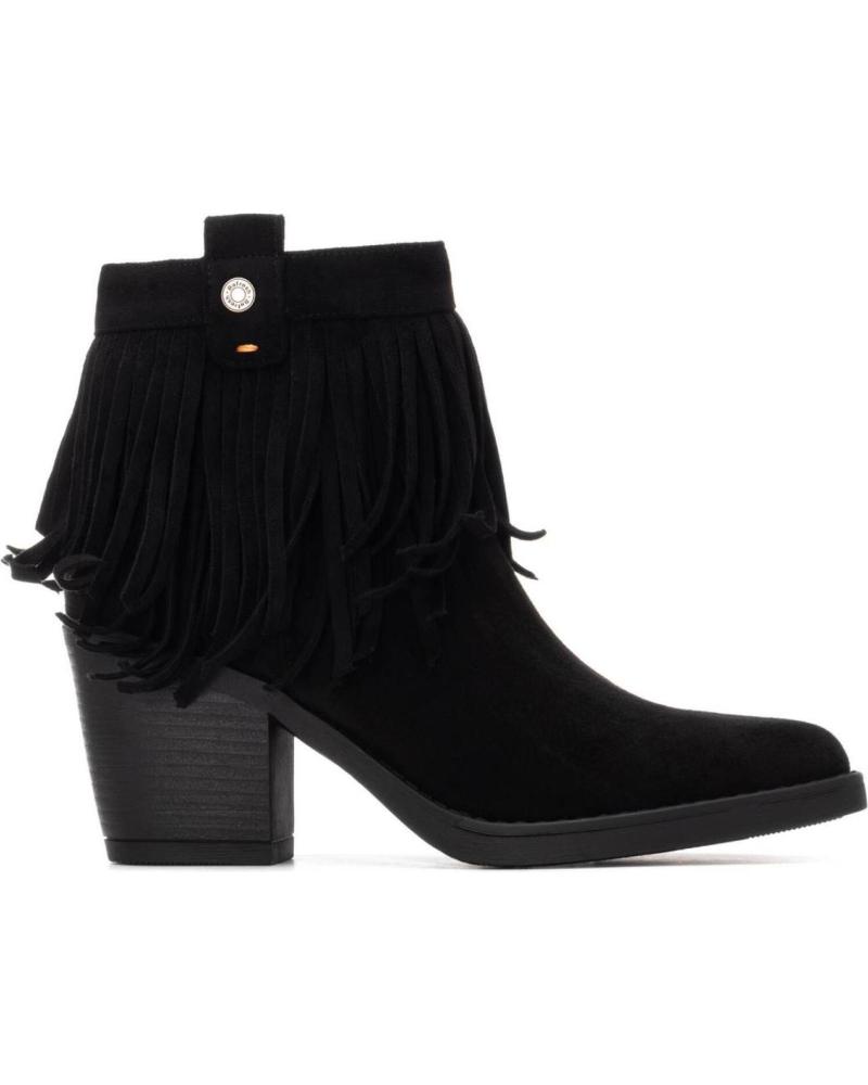 BOTTE REFRESH 172966 NOIRE À FRANGES STYLE COWBOY NEGRO
