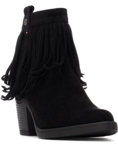 BOTTE REFRESH 172966 NOIRE À FRANGES STYLE COWBOY NEGRO