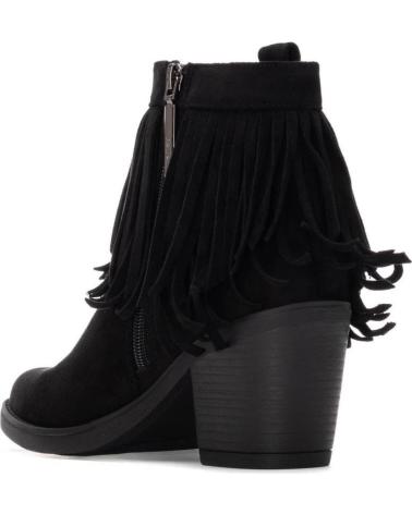 BOTTE REFRESH 172966 NOIRE À FRANGES STYLE COWBOY NEGRO