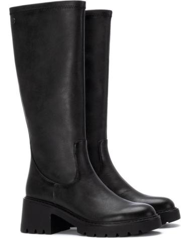 HOHE STIEFEL REFRESH 172971 SCHWARZ MIT PROFILSOHLE NEGRO