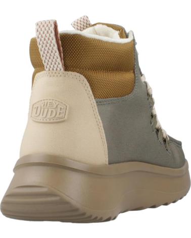 HEY DUDE BOTINES MUJER MODELO WENDY APRES COATED TWILL COLOR VERDE OL OLIVE