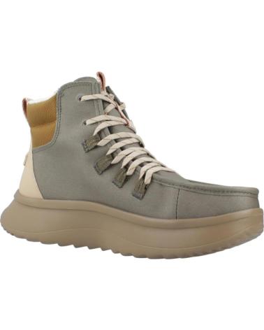 HEY DUDE BOTINES MUJER MODELO WENDY APRES COATED TWILL COLOR VERDE OL OLIVE