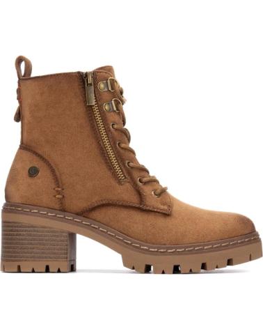 BOTTINES REFRESH 173022 TAUPE À LACETS ET FERMETURE ÉCLAIR TAUPE