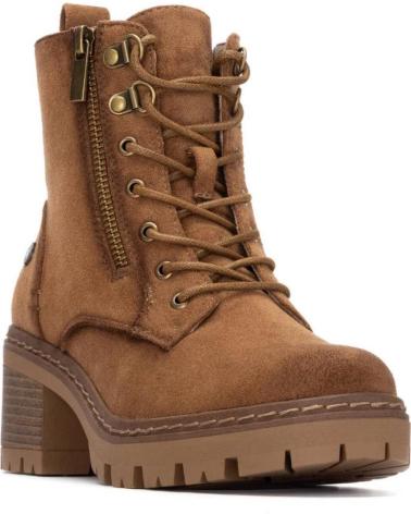 BOTTINES REFRESH 173022 TAUPE À LACETS ET FERMETURE ÉCLAIR TAUPE
