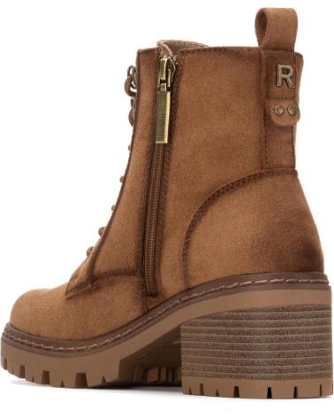 BOTTINES REFRESH 173022 TAUPE À LACETS ET FERMETURE ÉCLAIR TAUPE