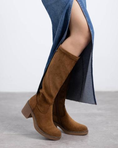 BOTAS ALTAS REFRESH 173037 CAMELO CAMEL