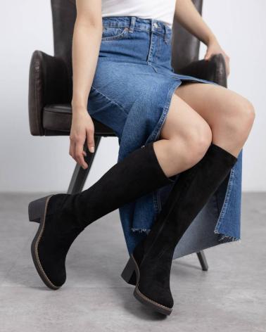 BOTAS ALTAS REFRESH 173037 PRETO NEGRO