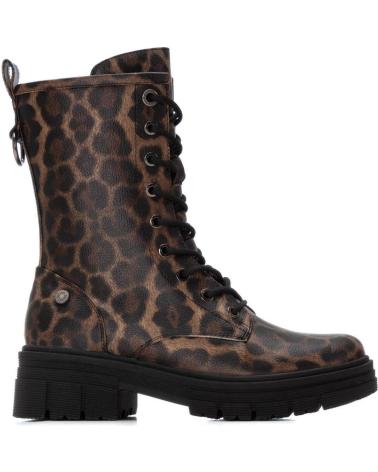 BOTA MILITAR REFRESH 173083 ESTAMPA LEOPARDO - ESTILO ROCKER COM ATACADORES LEOPARDO