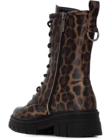 BOTA MILITAR REFRESH 173083 ESTAMPA LEOPARDO - ESTILO ROCKER COM ATACADORES LEOPARDO