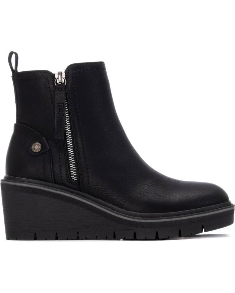 REFRESH 173204 PRETO COM CUNHA E PLATAFORMA NEGRO
