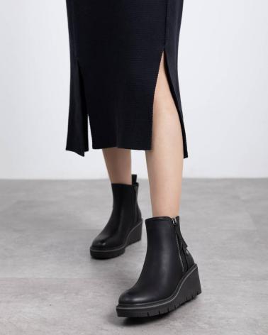 REFRESH 173204 PRETO COM CUNHA E PLATAFORMA NEGRO