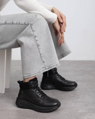 BOTTINE MILITAIRE REFRESH 173206 NOIRE NEGRO