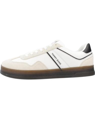 TOMMY HILFIGER ZAPATILLAS HOMBRE MODELO THE GREENWICH LEATHER COLOR BLANCO BDS