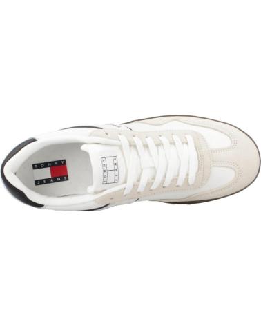 TOMMY HILFIGER ZAPATILLAS HOMBRE MODELO THE GREENWICH LEATHER COLOR BLANCO BDS