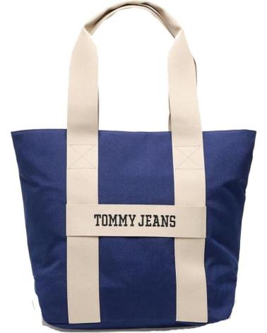 TOMMY JEANS RETRO COOL TOTE BAG BLUE C67 C67