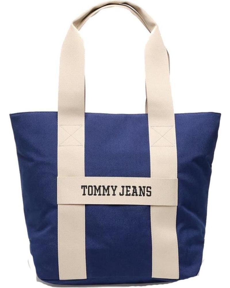 SAC CABAS TOMMY JEANS RETRO COOL BLEU C67 C67