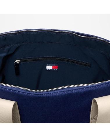 SAC CABAS TOMMY JEANS RETRO COOL BLEU C67 C67