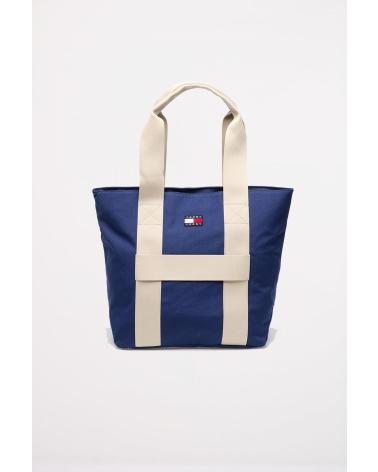 SAC CABAS TOMMY JEANS RETRO COOL BLEU C67 C67