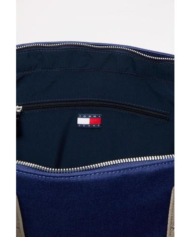 SAC CABAS TOMMY JEANS RETRO COOL BLEU C67 C67