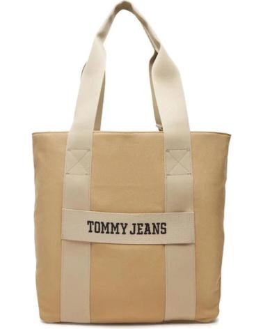 TOMMY JEANS RETRO COOL TOTE BAG BEIGE ACT ACT