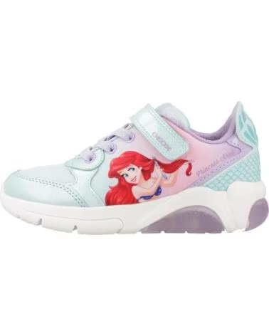 GEOX J FADINLIGHT GIRL FREIZEIT-SNEAKER MIT KLETTVERSCHLUSS FÜR MÄDCHEN GRÜN C3B8R