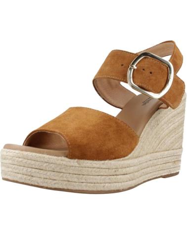 NERO GIARDINI SANDÁLIAS DE CUNHA E513590D CASTANHO 326