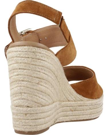 NERO GIARDINI SANDÁLIAS DE CUNHA E513590D CASTANHO 326