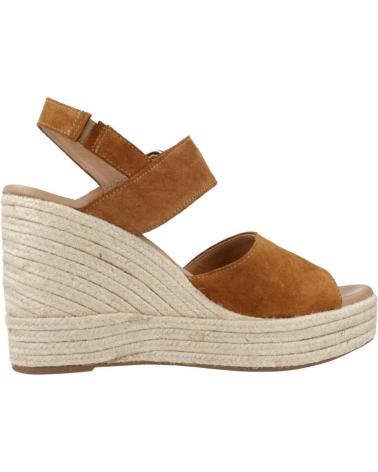 NERO GIARDINI SANDÁLIAS DE CUNHA E513590D CASTANHO 326