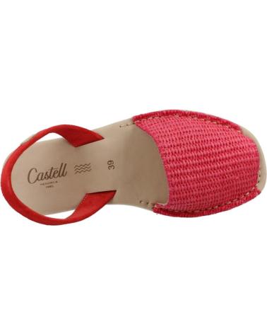 CASTELL AVARCAS SANDALEN 1097C FUCHSIAROT FUCSIA