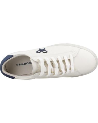 SILBON ZAPATILLAS HOMBRE MODELO CLASICA COLOR BLANCO BLNAZL