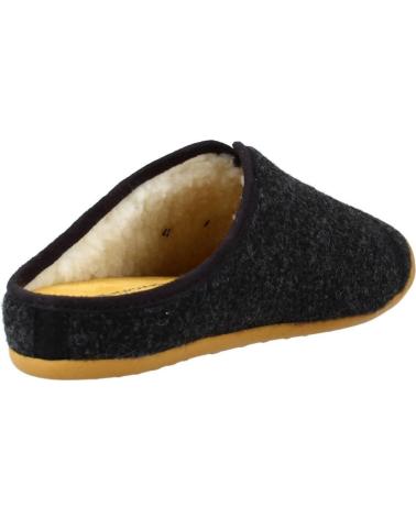 NORDIKAS ZAPATILLAS HOGAR HOMBRE MODELO 9925 COLOR  NEGRO