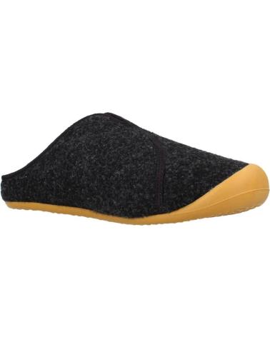 NORDIKAS ZAPATILLAS HOGAR HOMBRE MODELO 9925 COLOR  NEGRO