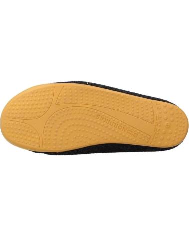 NORDIKAS ZAPATILLAS HOGAR HOMBRE MODELO 9925 COLOR  NEGRO