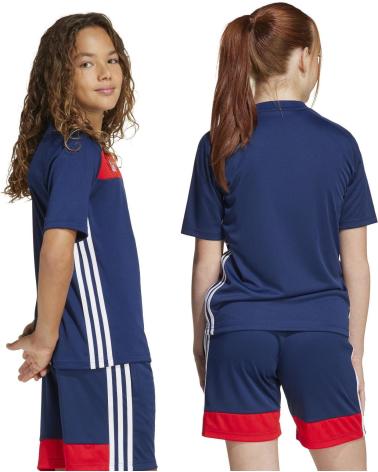 ADIDAS ENSEMBLE SPORTIF ENFANTS T-SHIRT ET SHORT BLEU MARINE ROUGE NAVBLU-RED NAVBLU-RED