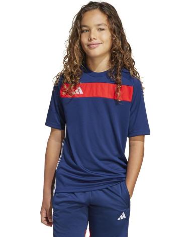 ADIDAS ENSEMBLE SPORTIF ENFANTS T-SHIRT ET SHORT BLEU MARINE ROUGE NAVBLU-RED NAVBLU-RED