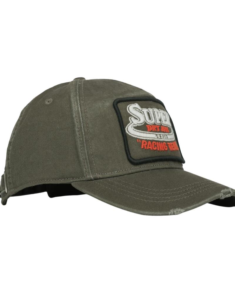 SUPERDRY GRAPHIC TRUCKER ADJUSTABLE CAP W9010177A02A OLIVE GREEN NEGRO