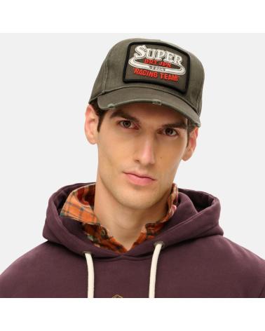 SUPERDRY GRAPHIC TRUCKER ADJUSTABLE CAP W9010177A02A OLIVE GREEN NEGRO
