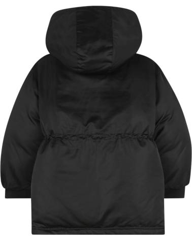 ABRIGO DKNY ACOLCHADO NEGRO CON CAPUCHA NAN